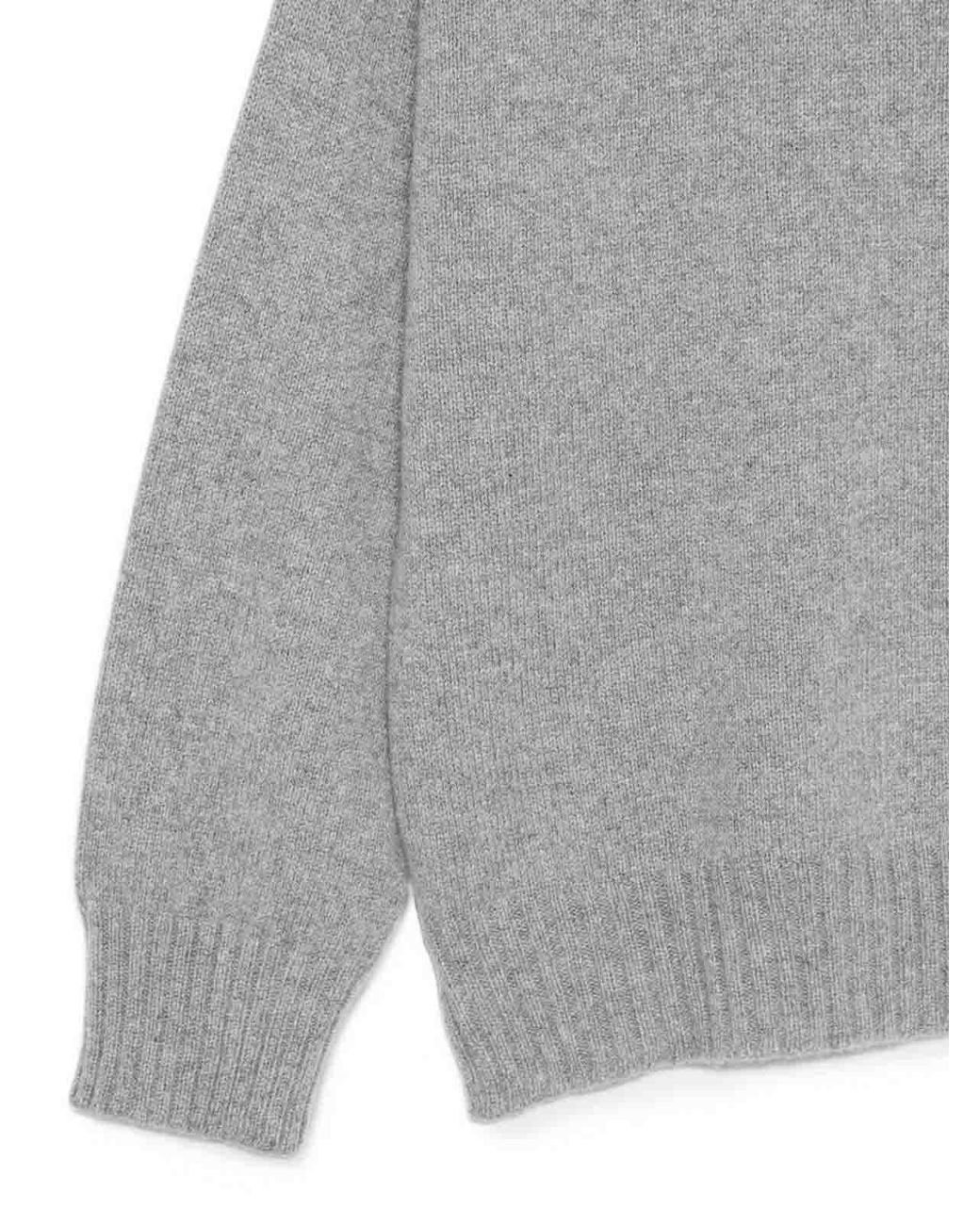 D. EXTERIOR Gray Sweater