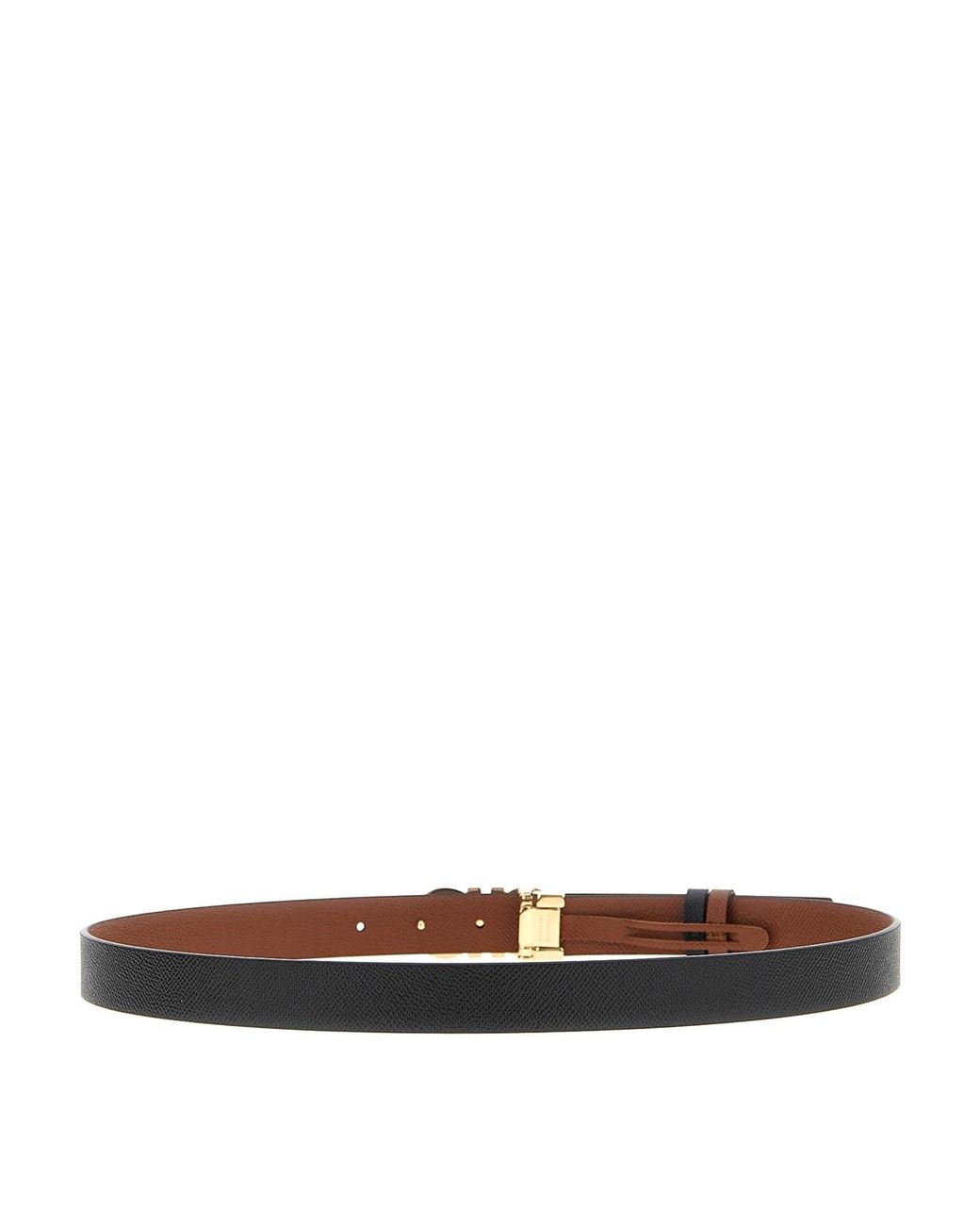 Ferragamo White Reversible Belt
