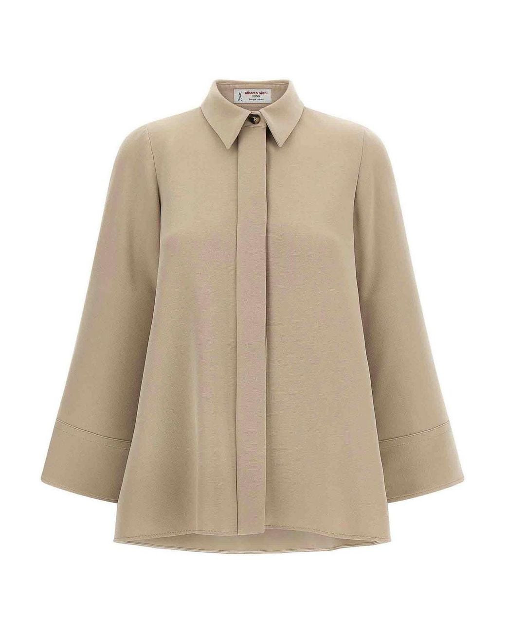 Alberto Biani Natural 3/4 Sleeve Shirt