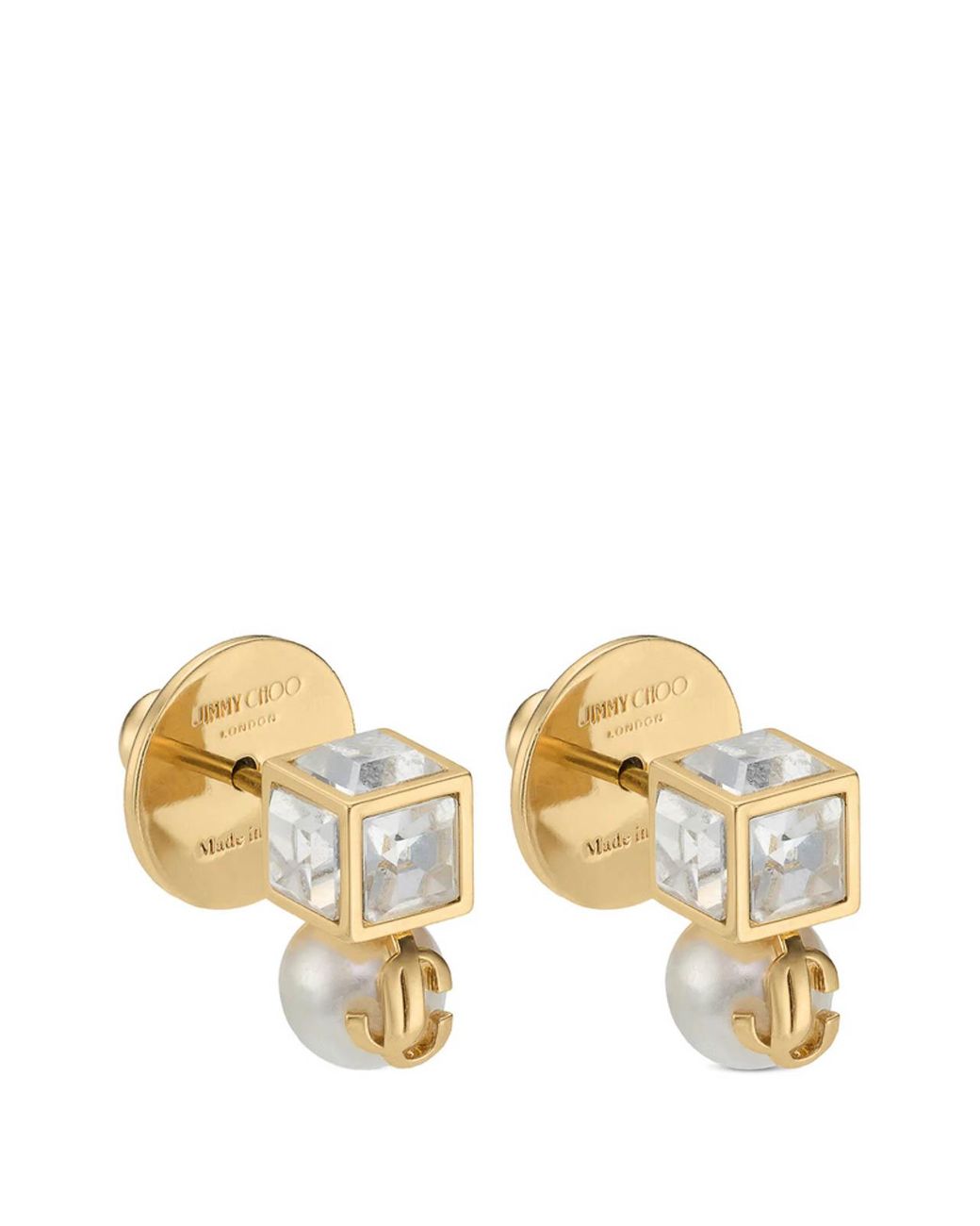 Jimmy Choo Metallic Ohrring