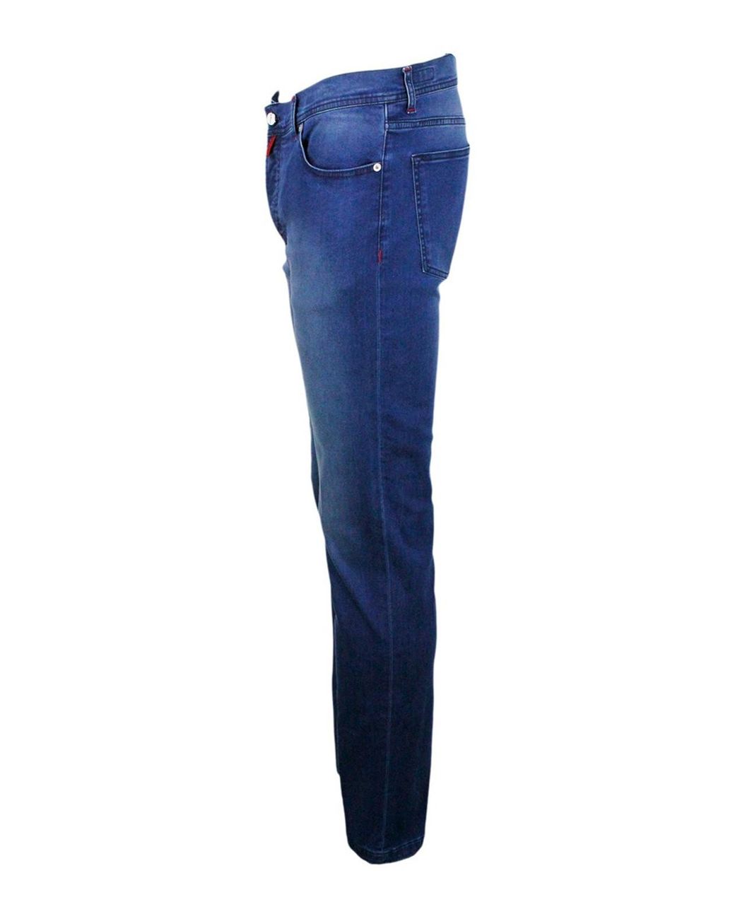 Vaqueros Rectos Kiton de hombre de color Blue
