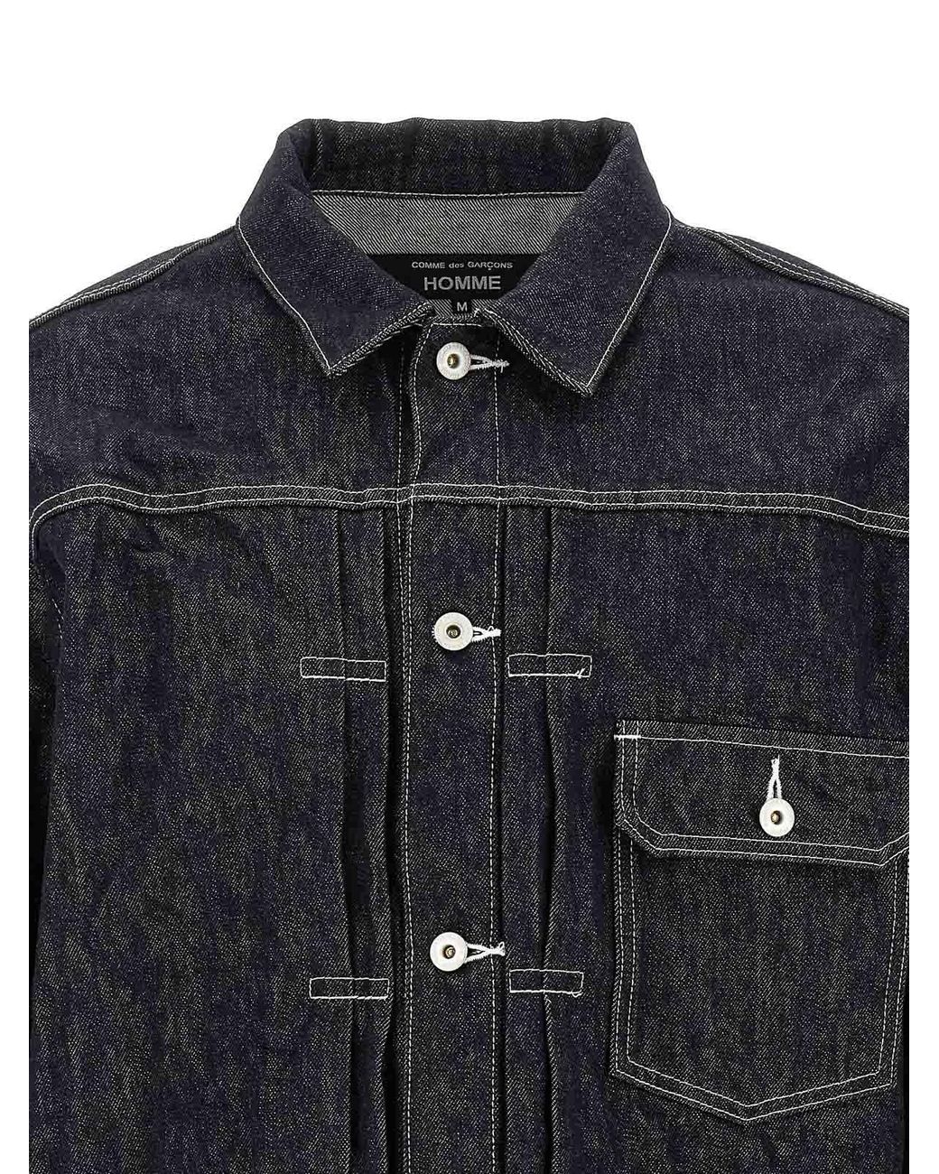 Comme Des Garcons Hommes Plus Black Pleated Detail Jacket for men