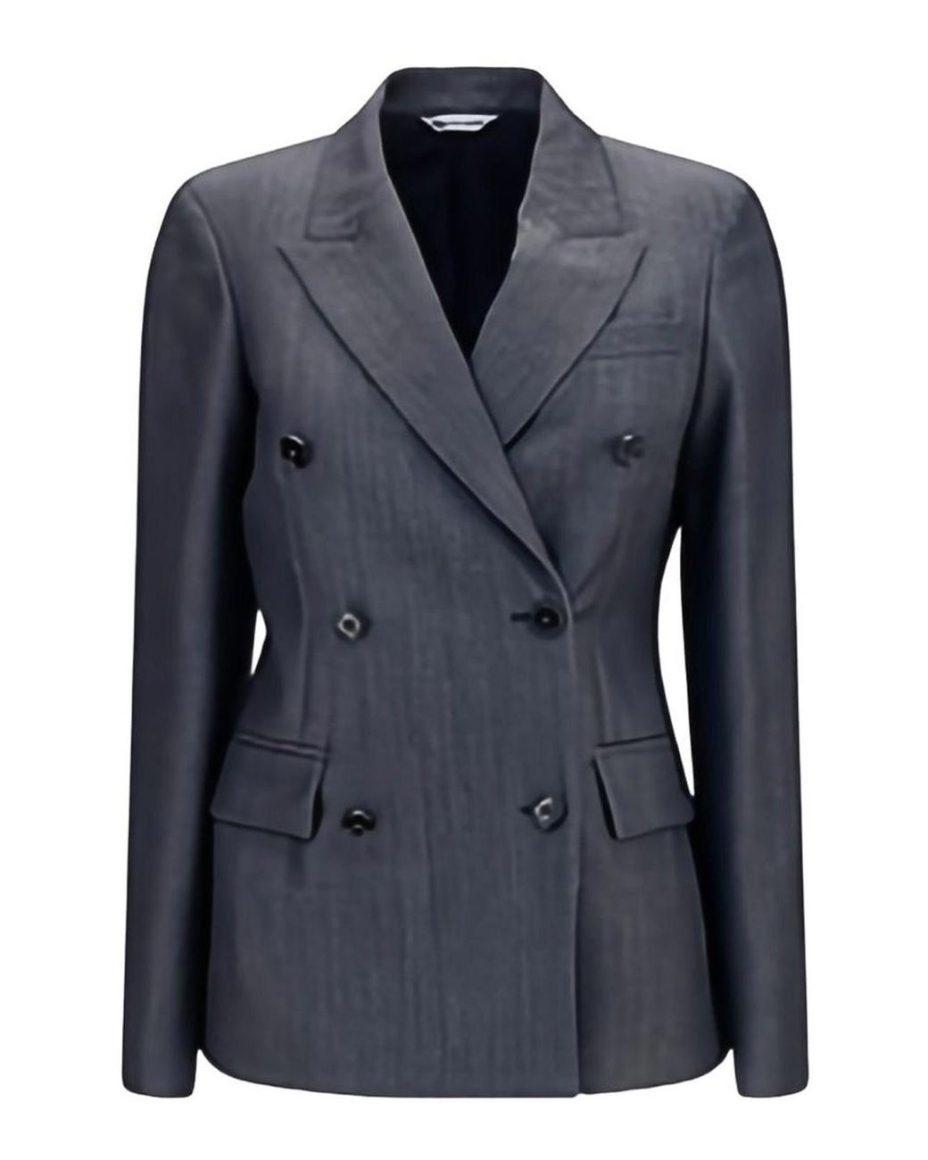 Balenciaga Blue Double-Breasted Tailored Jacket
