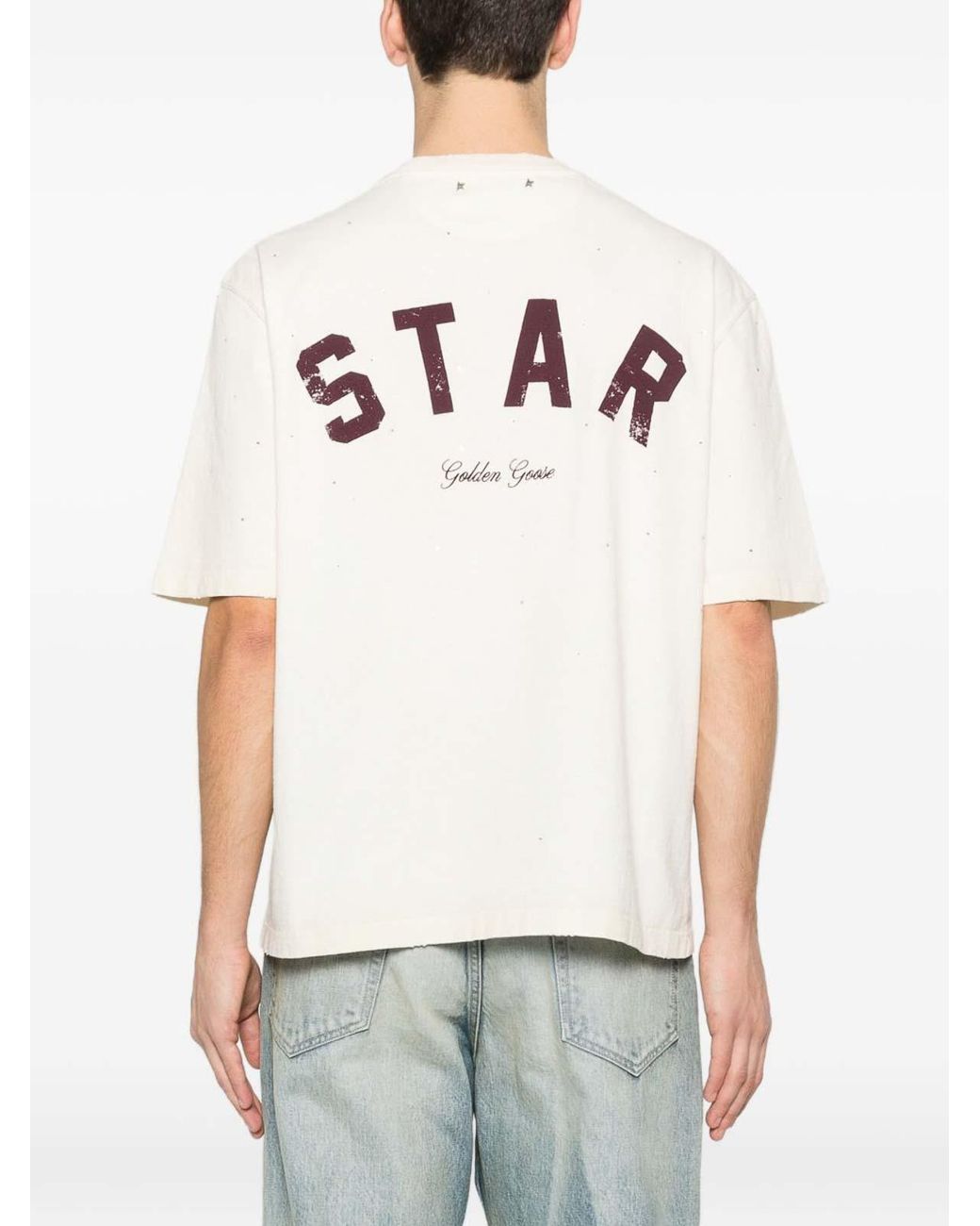 Golden Goose Deluxe Brand White Cotton T-Shirt