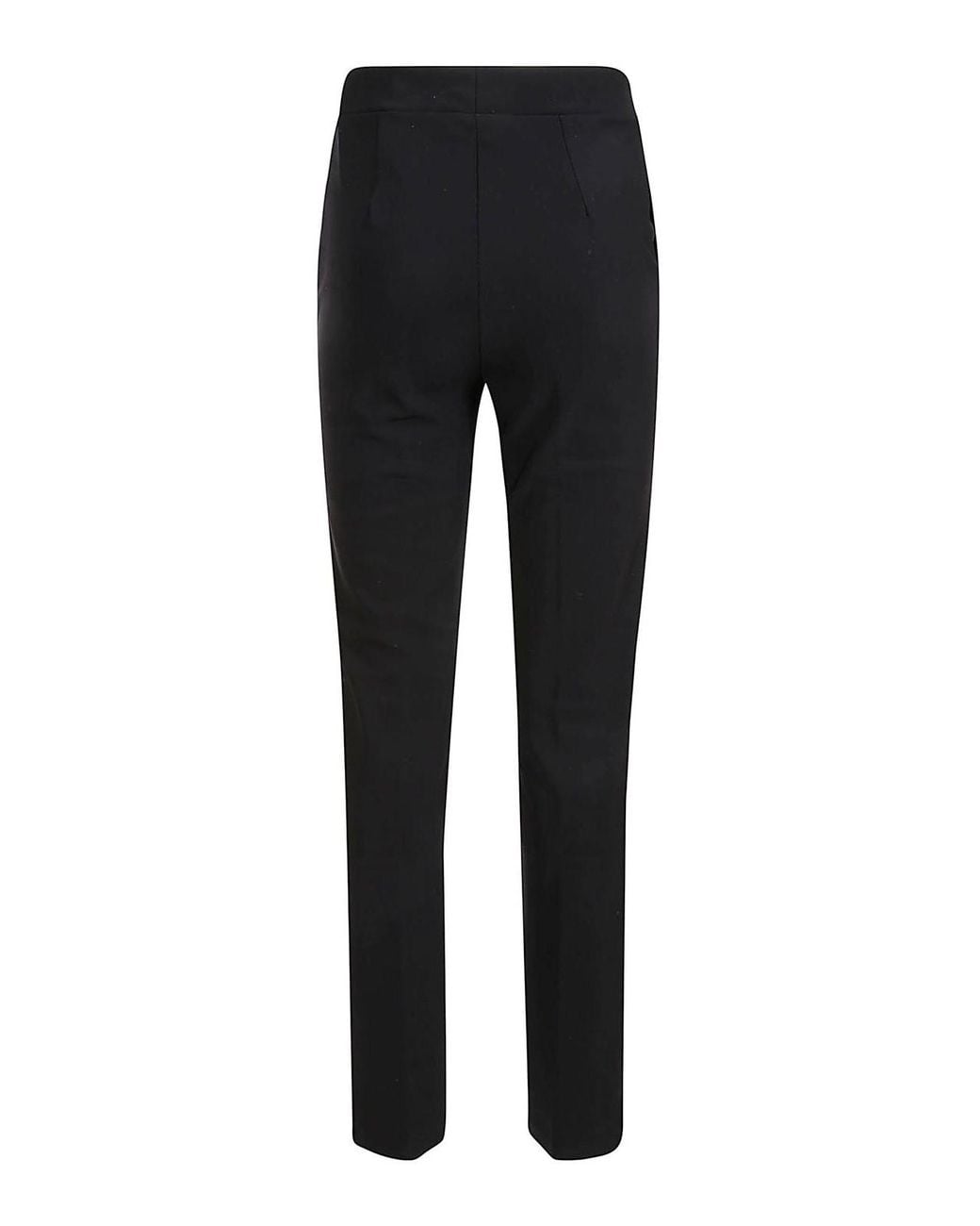 La Petite Robe Di Chiara Boni Black Straight Crop Trousers