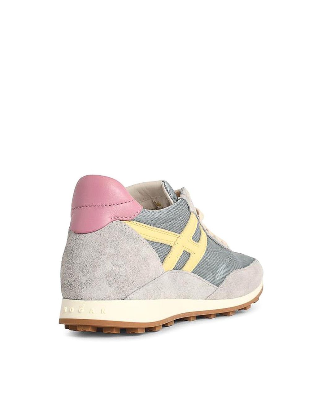Hogan White Hellblaue -Sneaker "H699" aus Lear-Mischgewebe