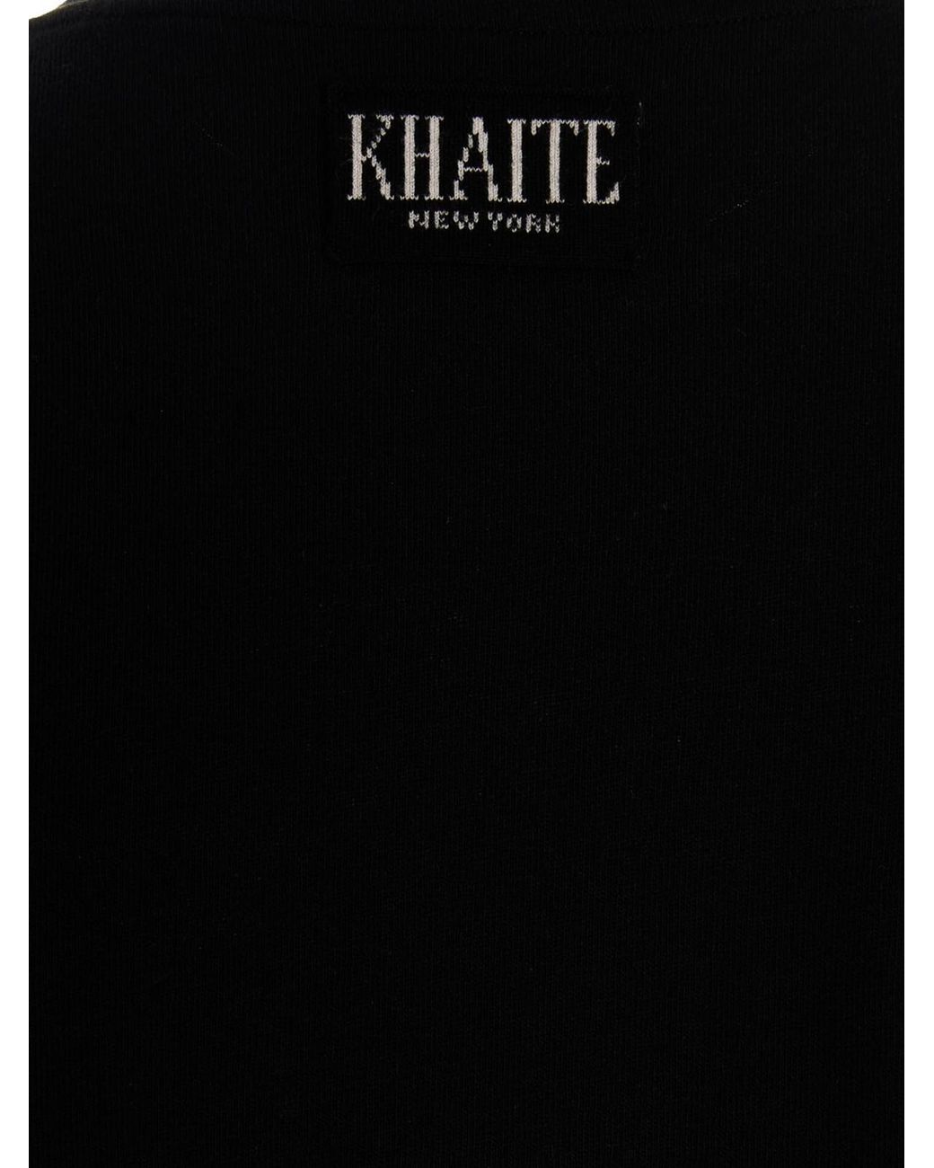 Khaite Black Mae T-Shirt