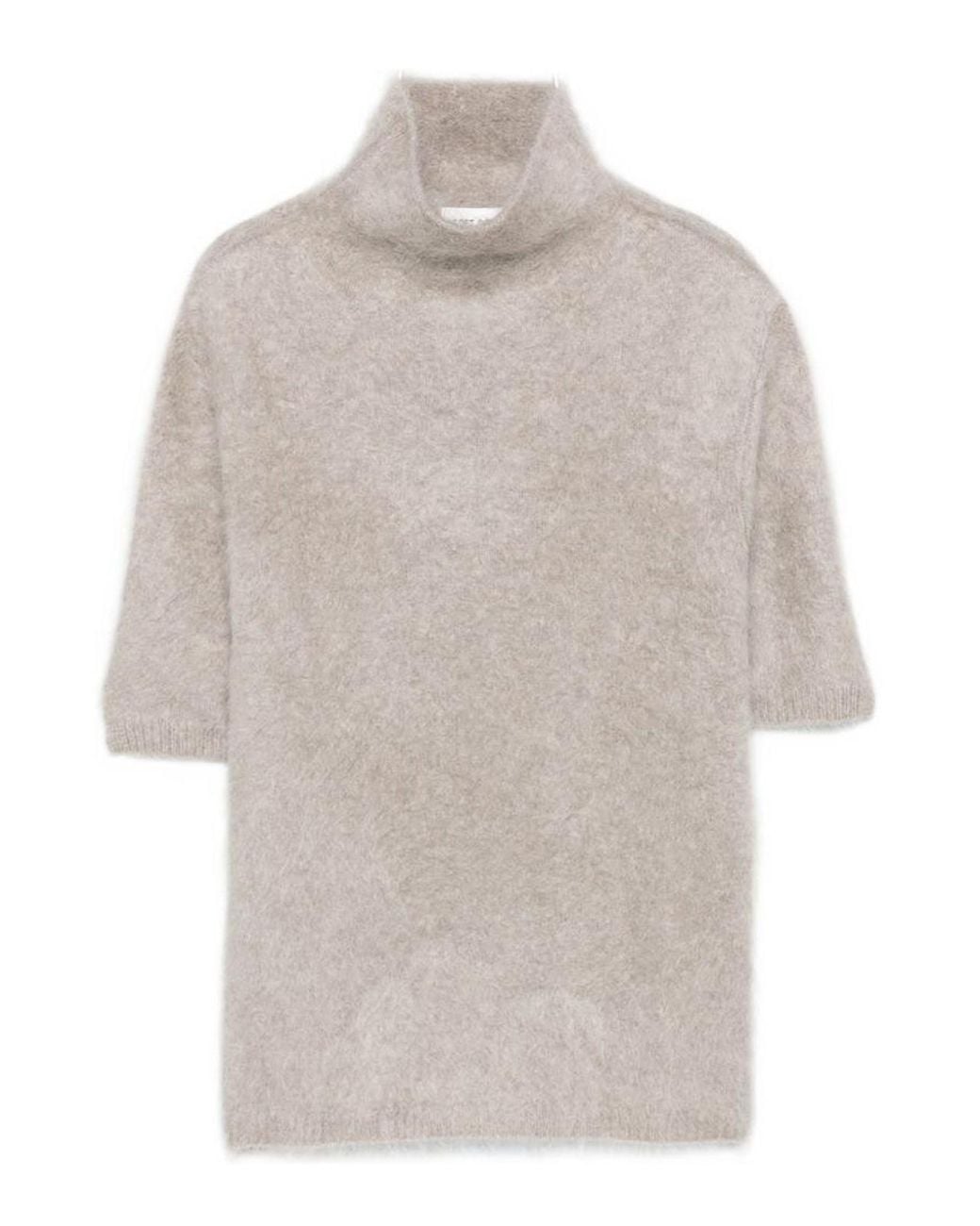 Soft Goat White Cashmere Turtle-Neck Sweater