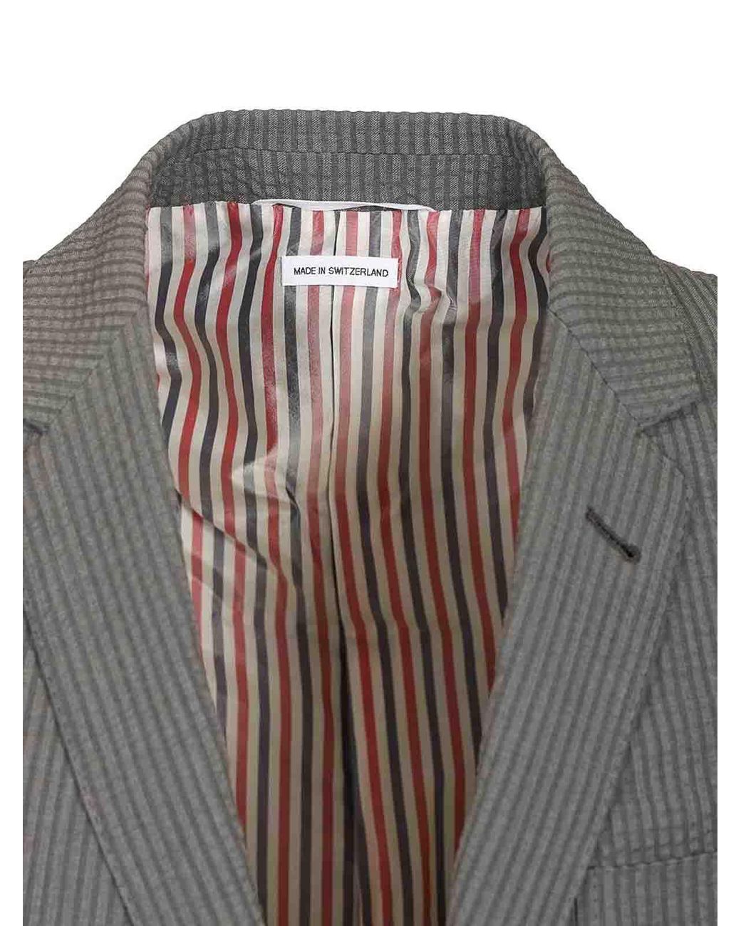 Thom Browne Gray Blazer for men