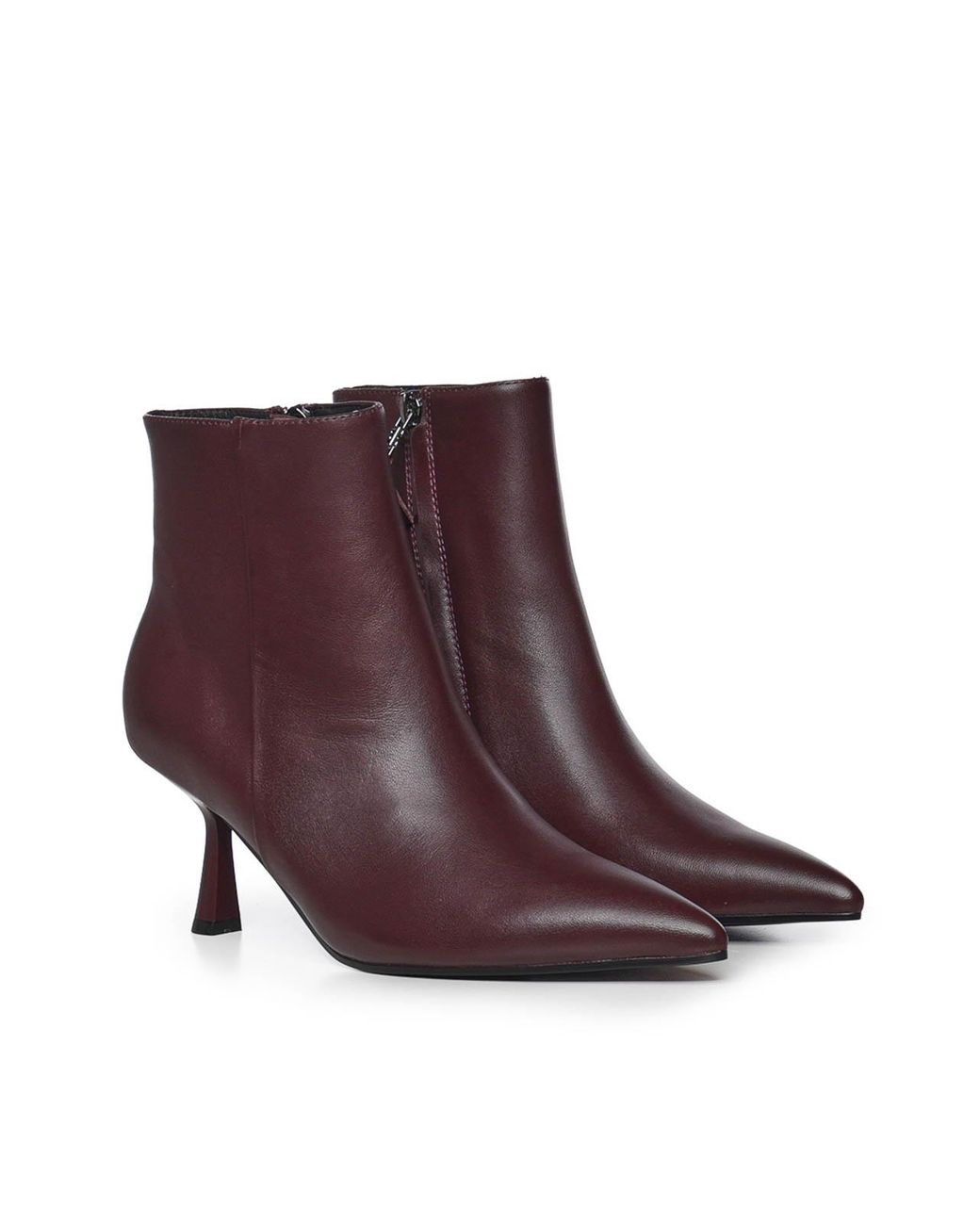 Bibi Lou Purple Leather Ankle Boot