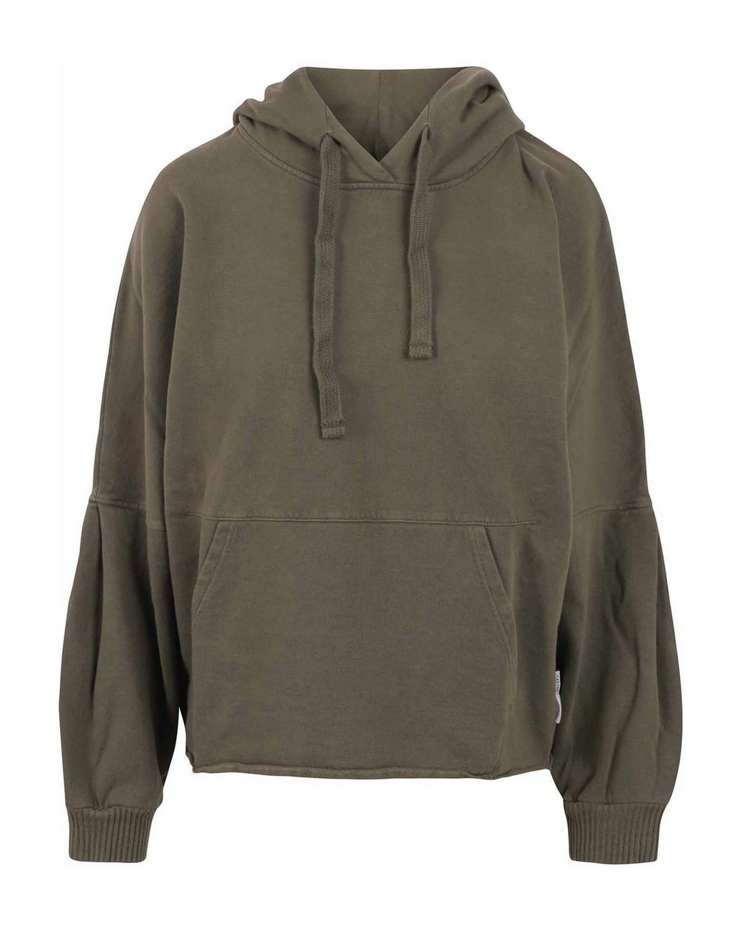 NOUMENO CONCEPT Green V-Neck Sweatshirt