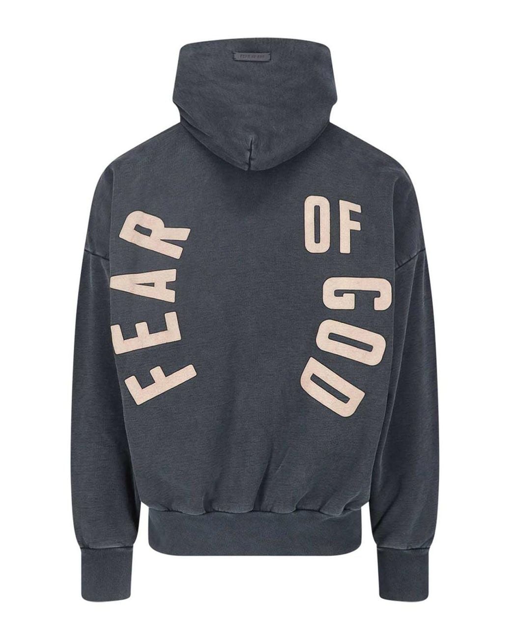 Fear Of God Blue Logo Hoodie for men