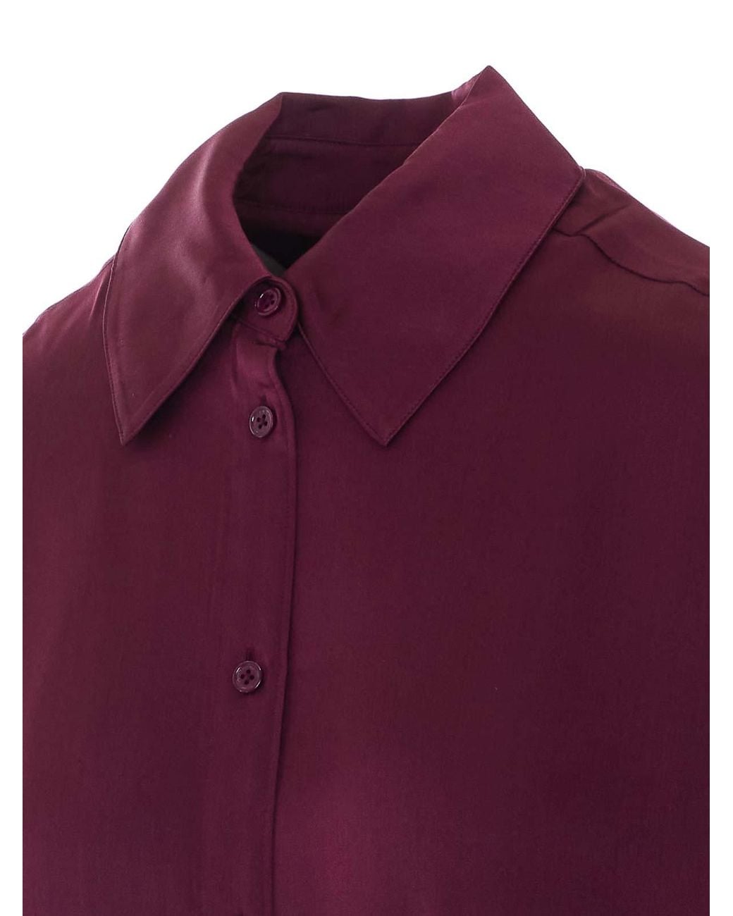 Anine Bing Purple Bridget Shirt