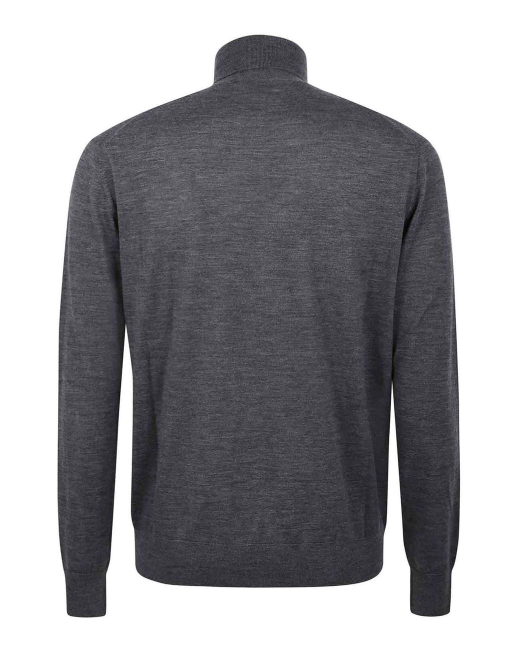 Ballantyne Gray T Neck Pullover for men