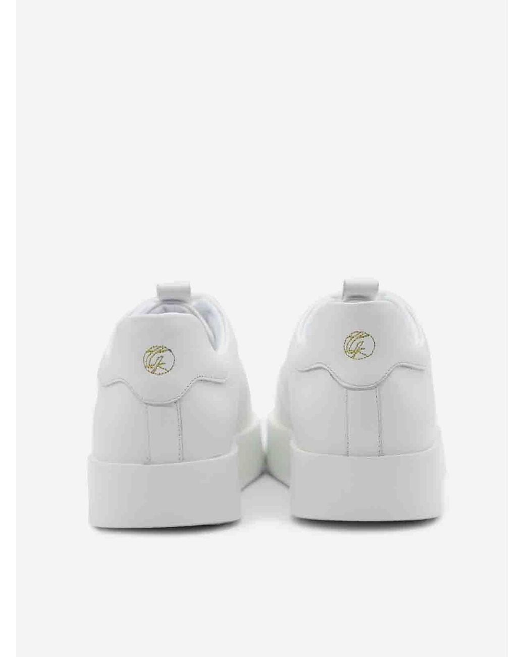 Giuliano Galiano White Road Sneakers for men