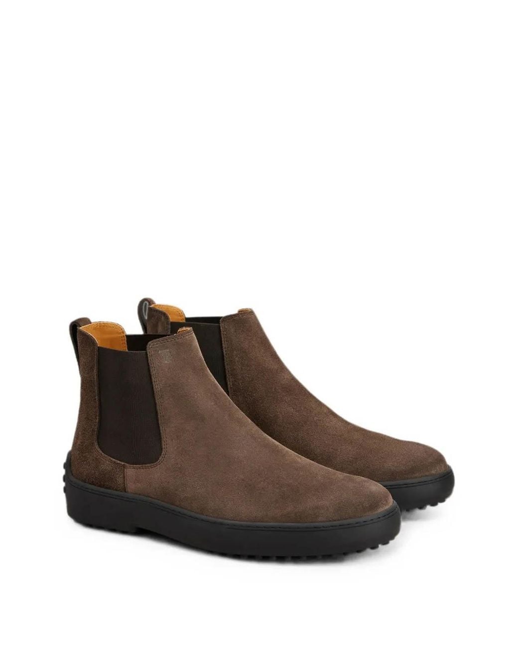 Tod's Brown Tronchetto Elastico Winter Item for men