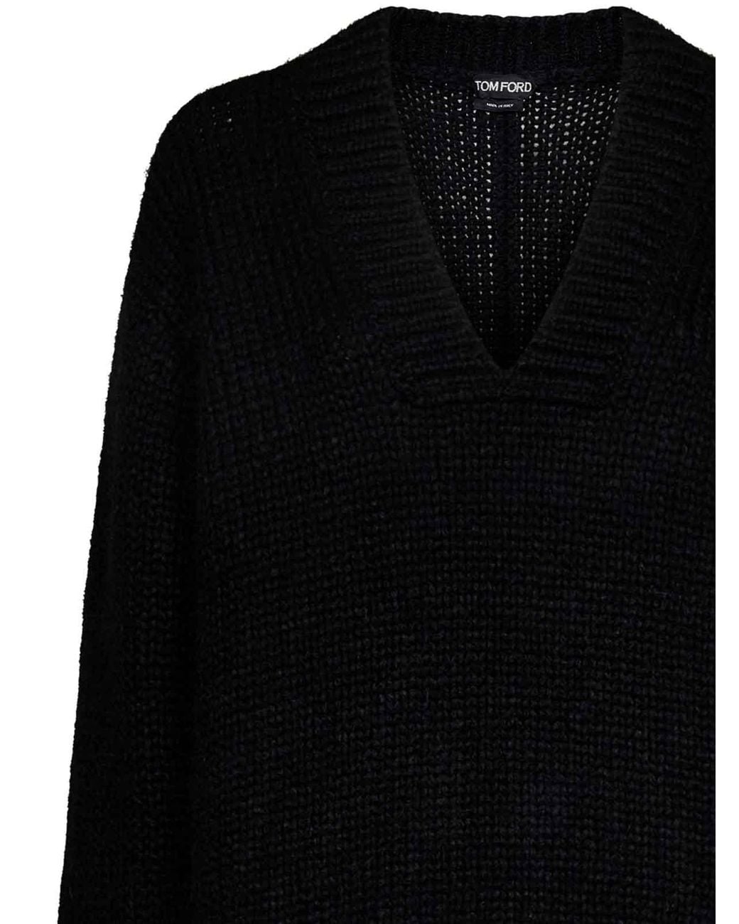 Tom Ford Black Loose-Fit Pullover