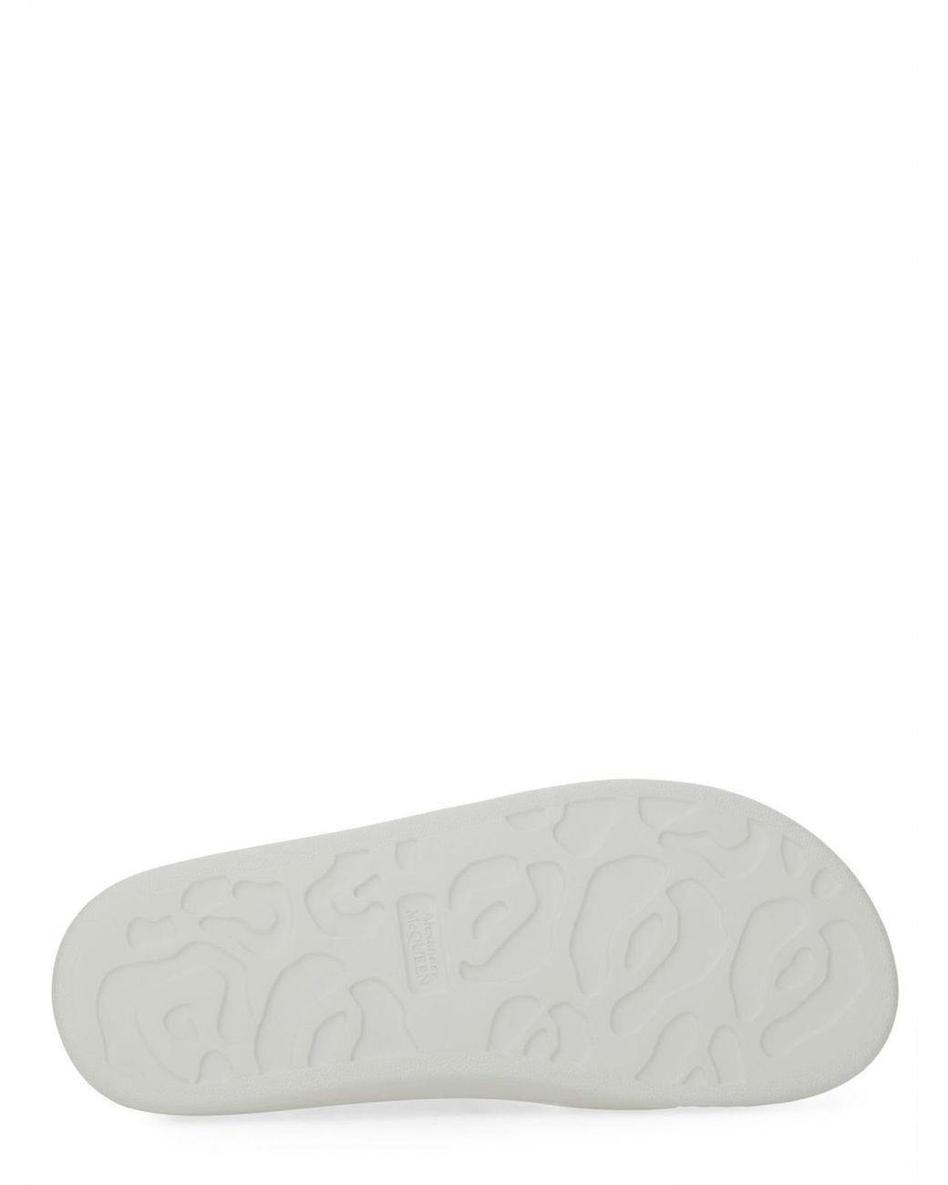 McQueen White Oversize Hybrid Sandal