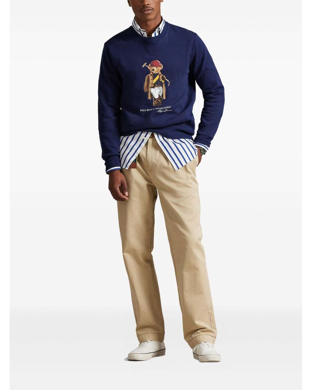 Polo Ralph Lauren Blue Polo Bear Sweatshirt for men