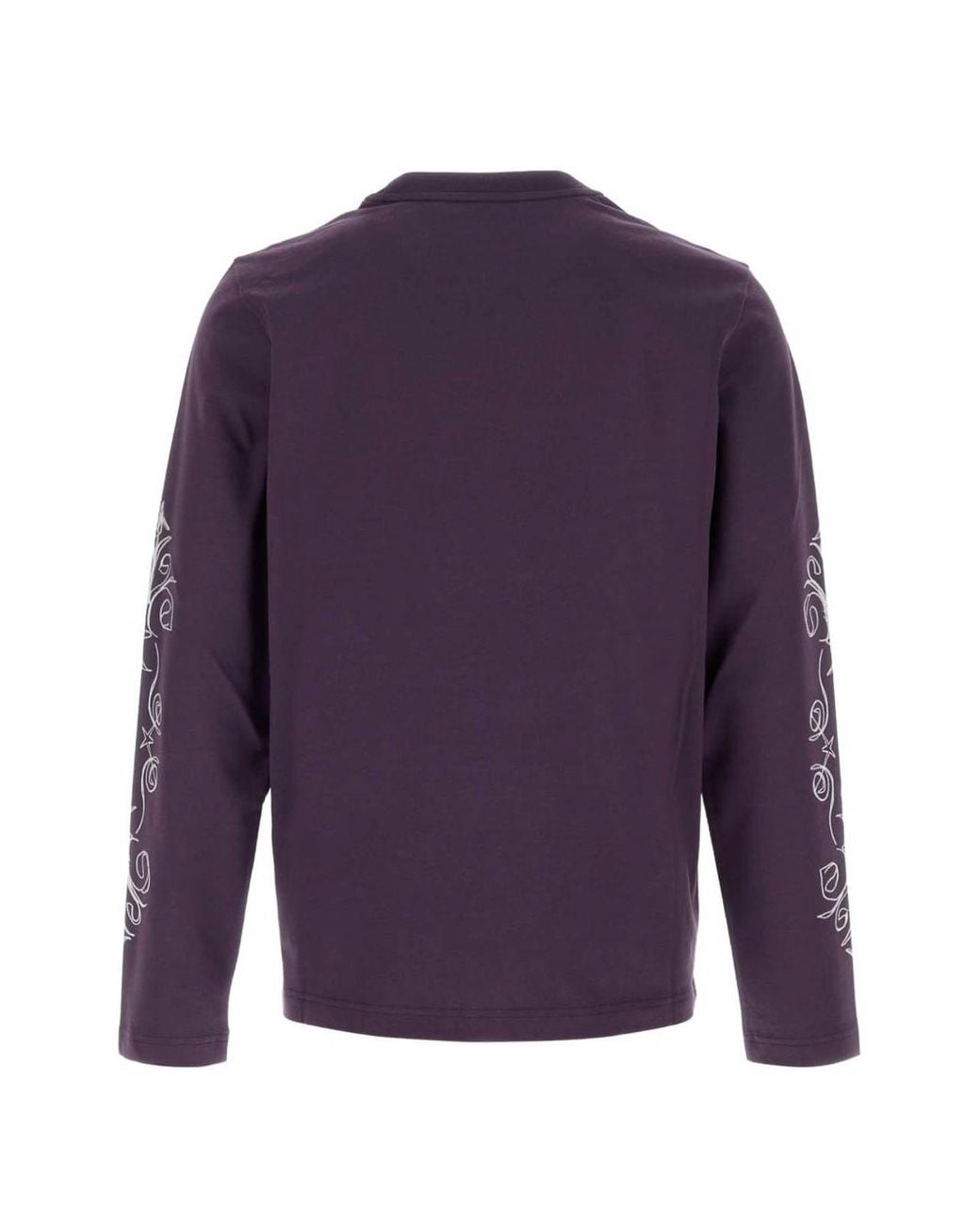 Moncler Purple Logo Patch T-Shirt for men