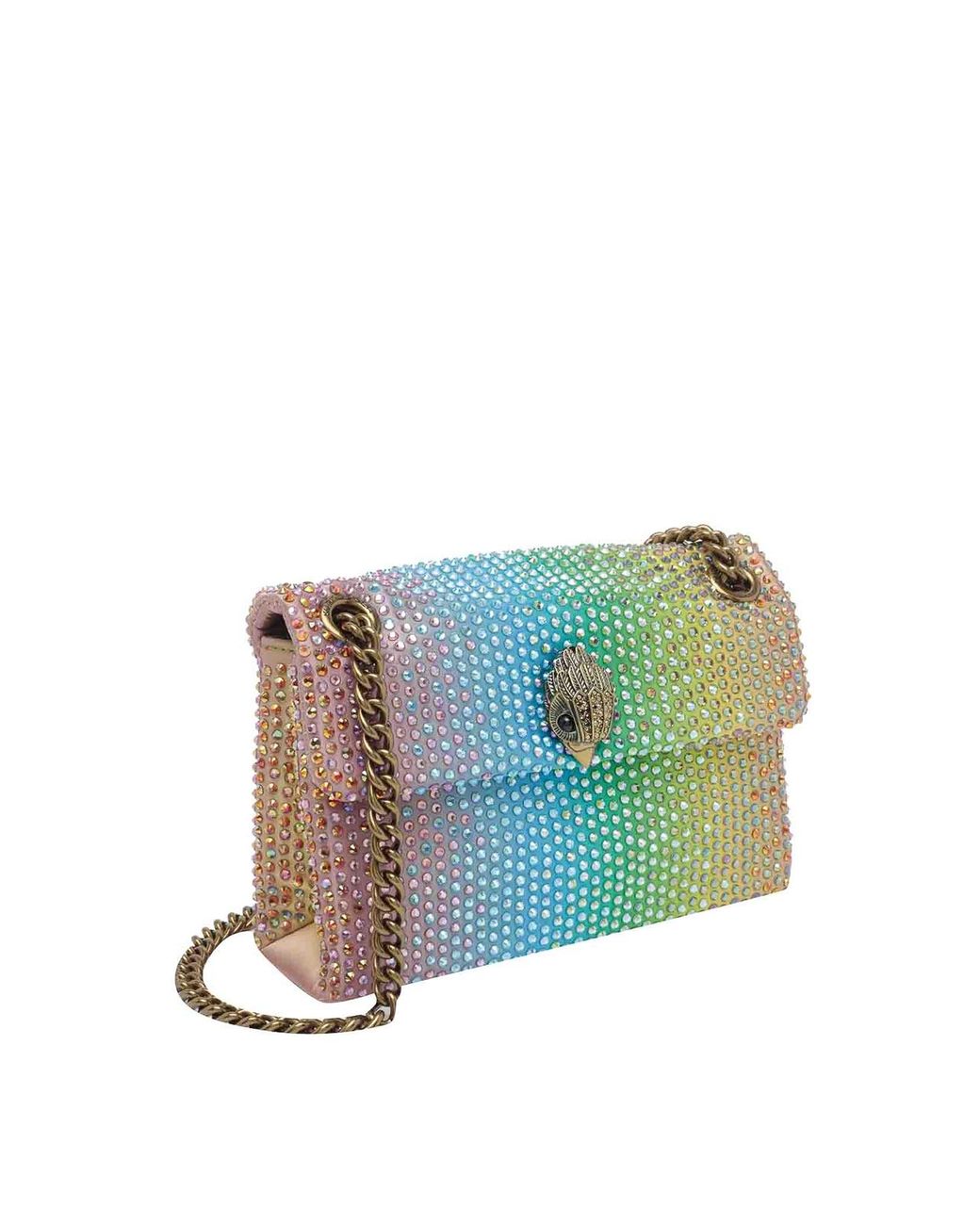 Kurt Geiger Blue Mini Kensington Crossbody Bag