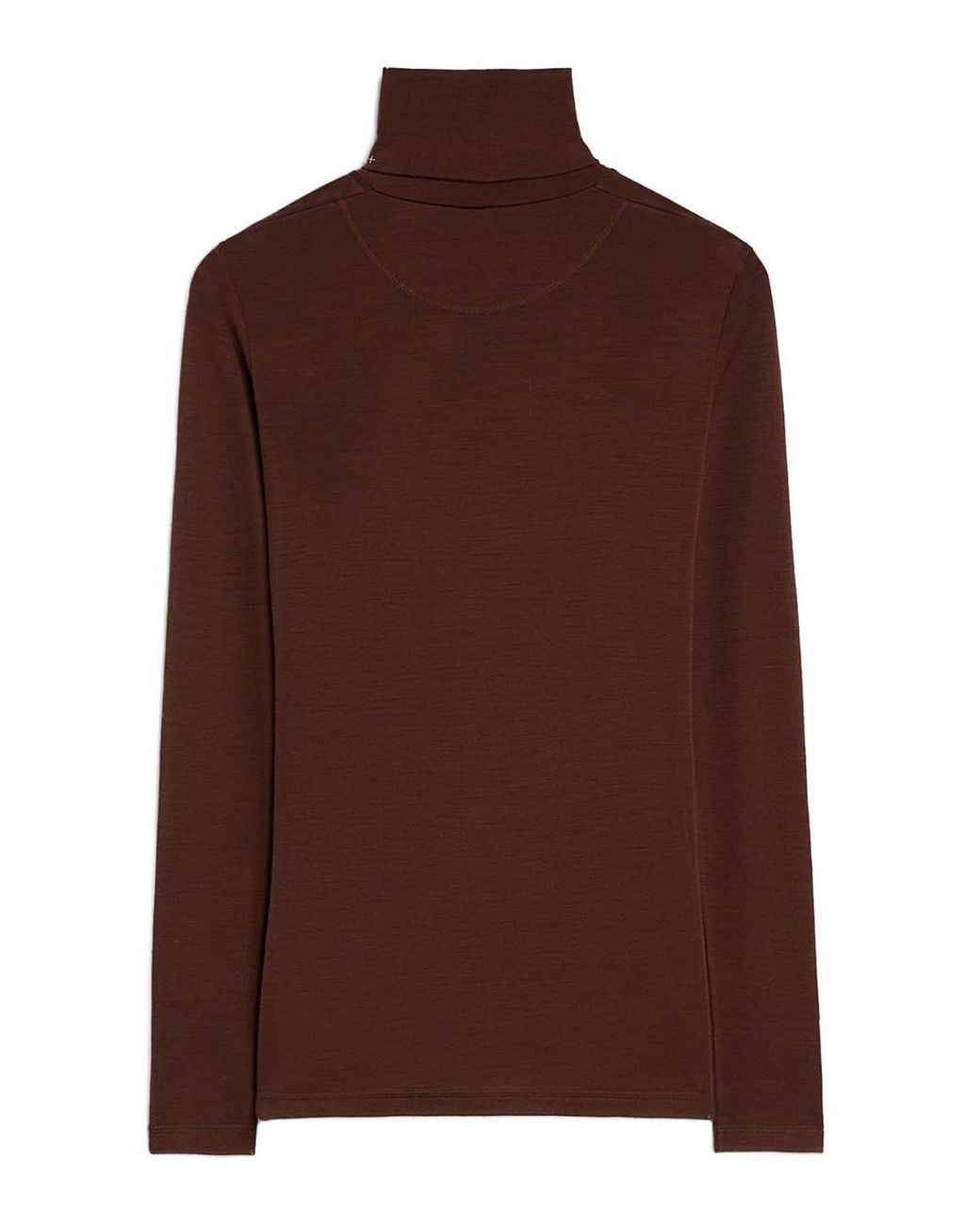 Jil Sander Brown Long Sleeve Tops