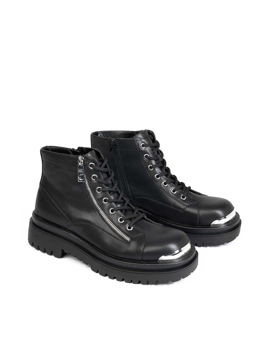 Just Cavalli Black Bourne Zip Ankle Boot for men