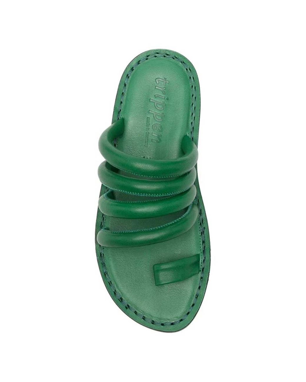 Trippen Green Threads Flat Sandals