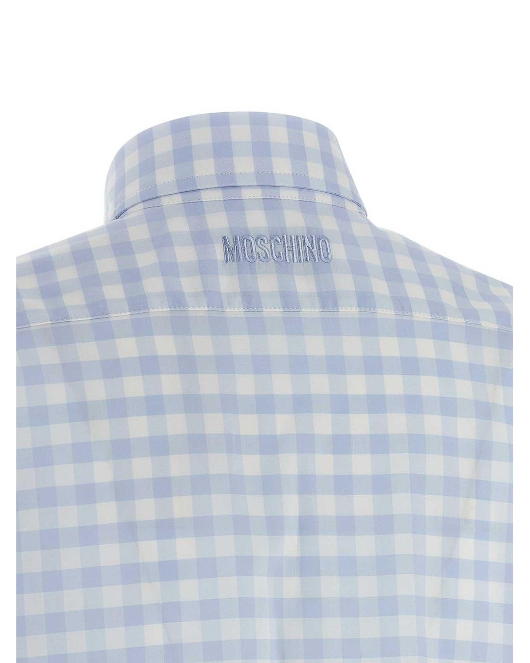 Moschino Blue Vichy Shirt