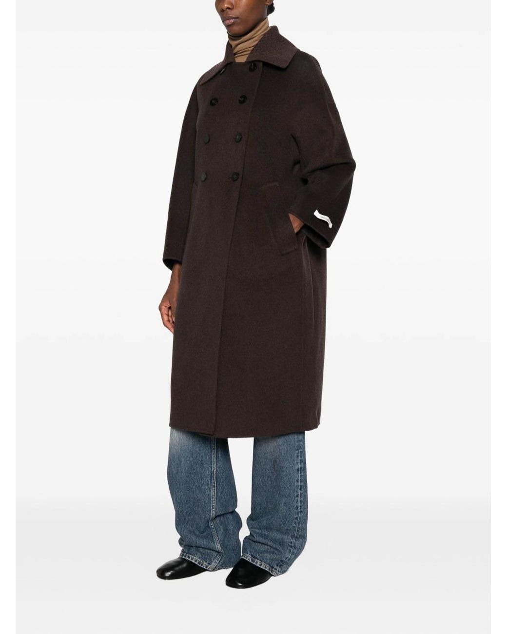 Manteau Long DUNO en coloris Black