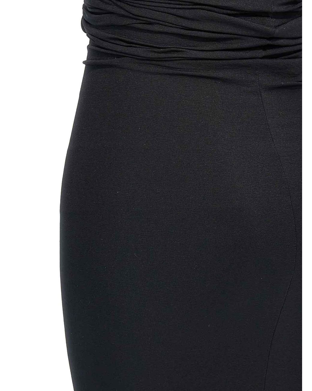 Rick Owens Black Prong Mini Dress