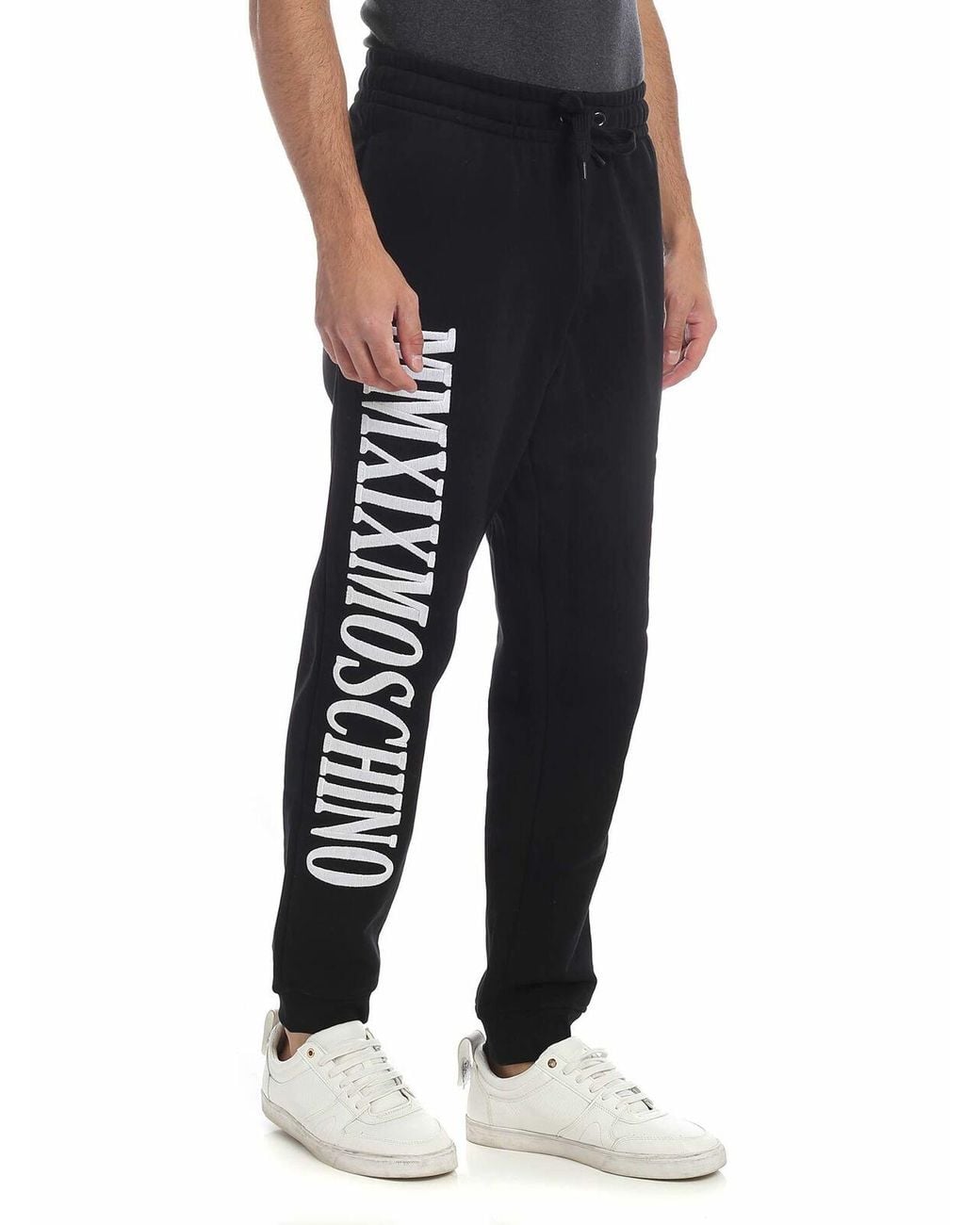 Moschino Black Pants Mmxix for men