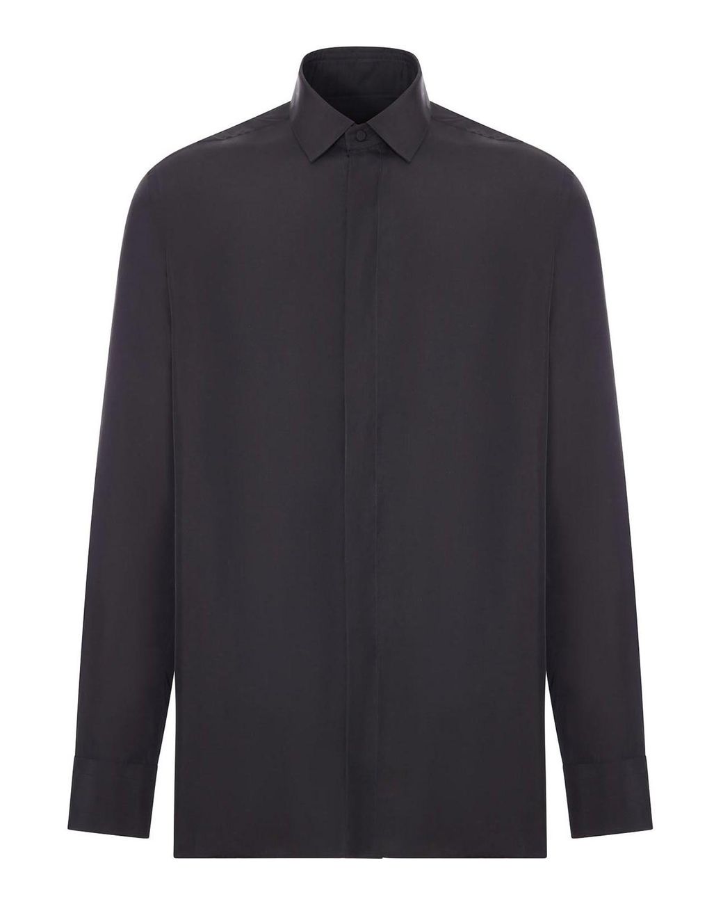 Tom Ford Blue Silk Charmeuse Shirt for men