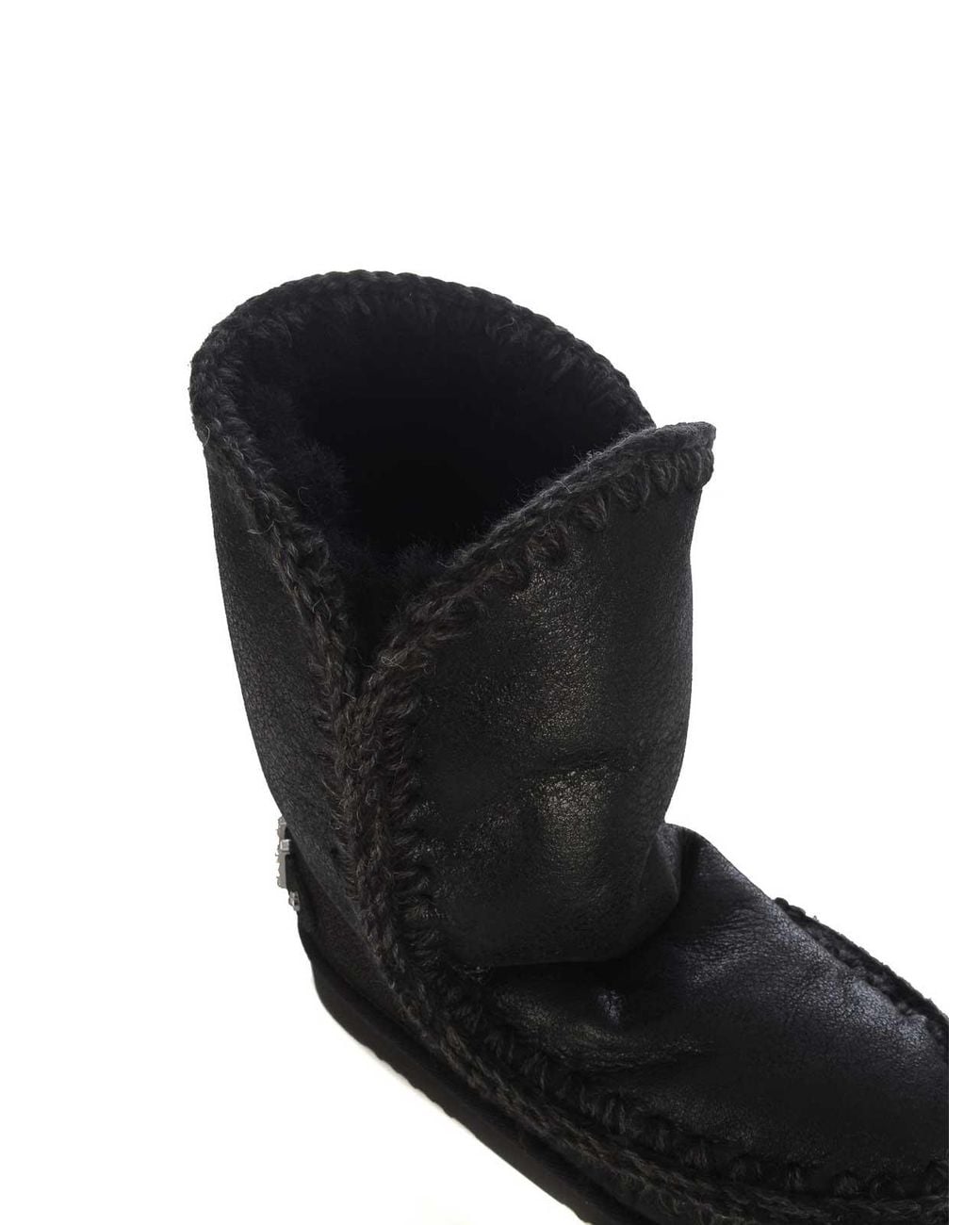 Mou Black Boots Made Of Leather