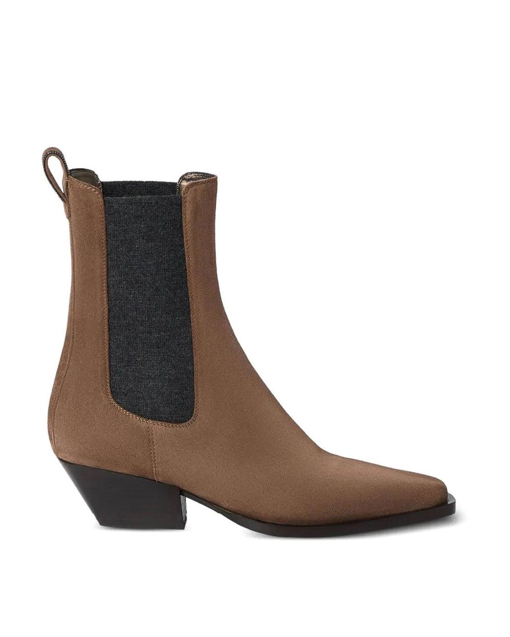 Brunello Cucinelli Brown Chelsea Boot