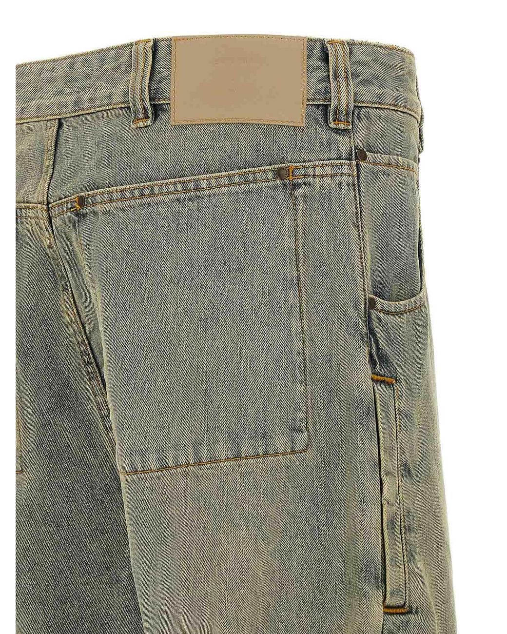 Entire studios Green Gem Surface Wave Jeans