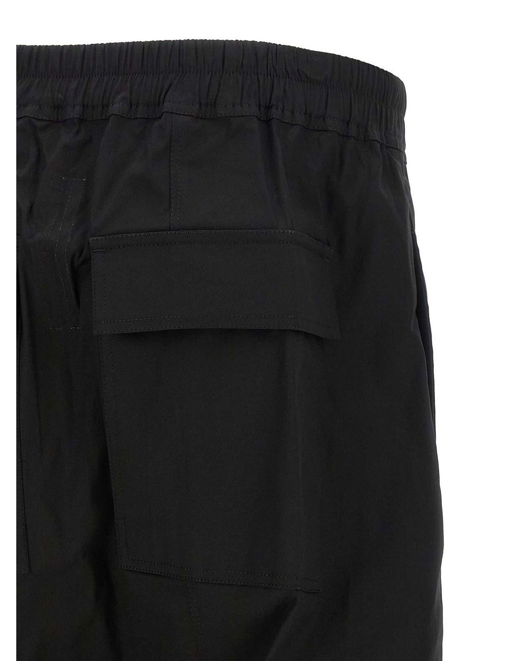 Rick Owens Black Rick S Pods' Bermuda Shorts for men