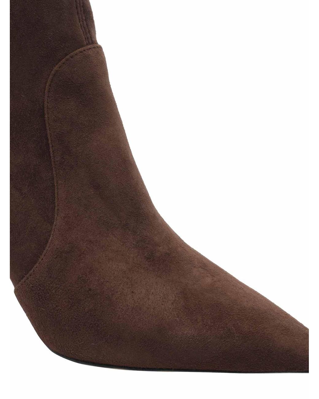 Stuart Weitzman Brown Stuart Pump Booties