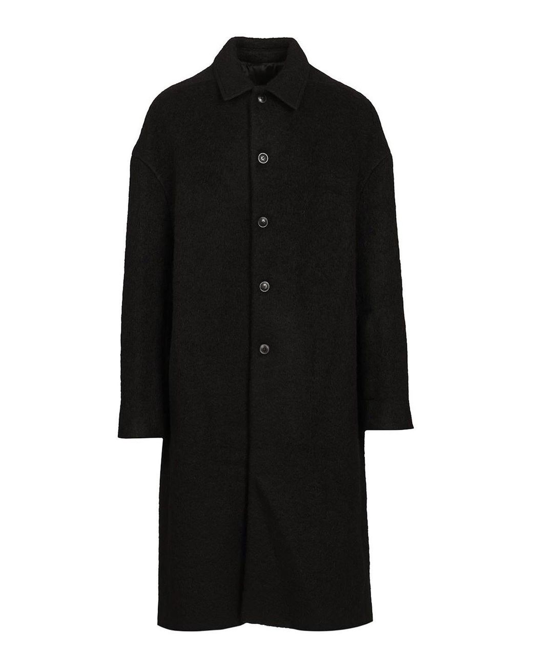 Rick Owens Black Coat for men