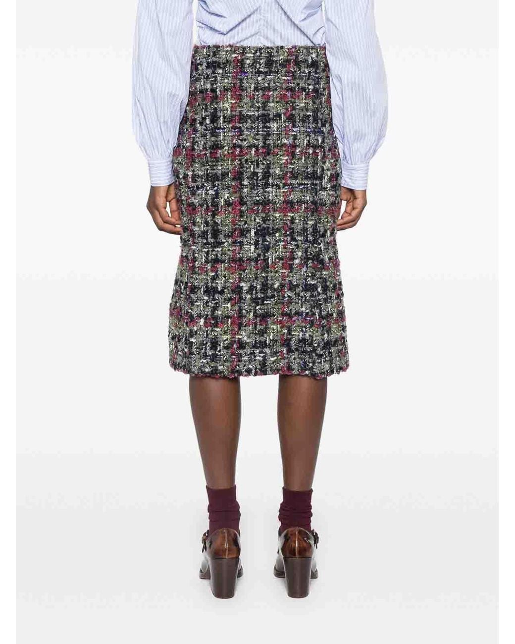 Etro Gray Skirt