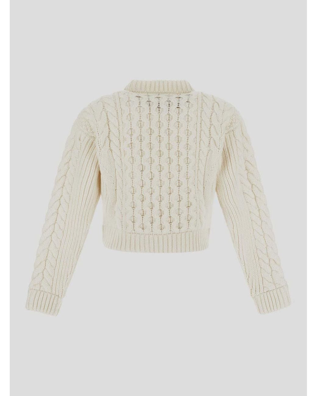 Patou White Round Neck
