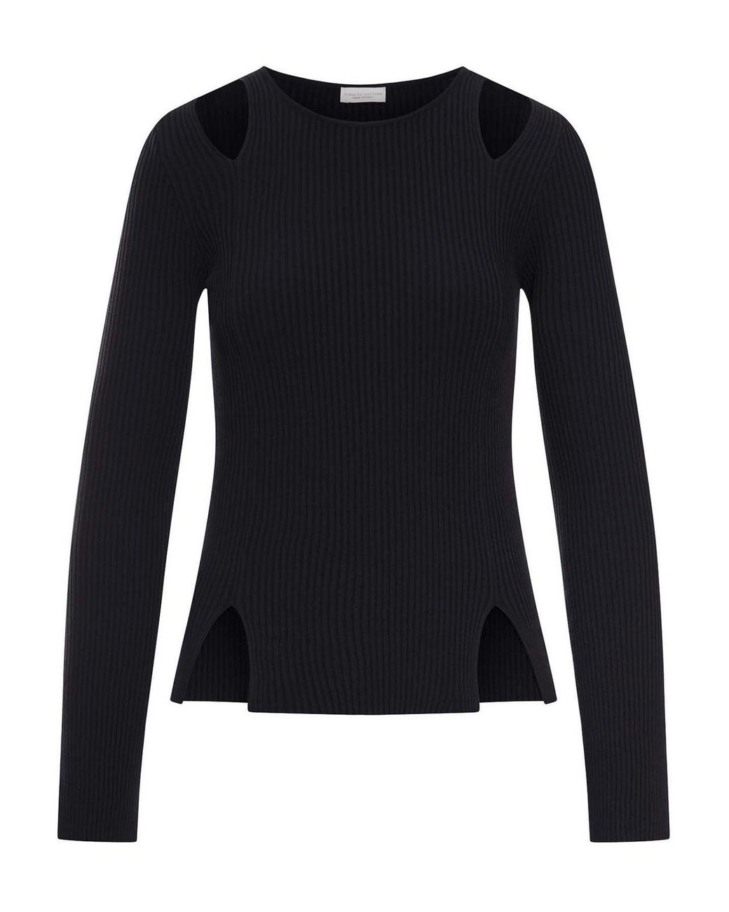 Roberto Collina Black U-Boot-Pullover