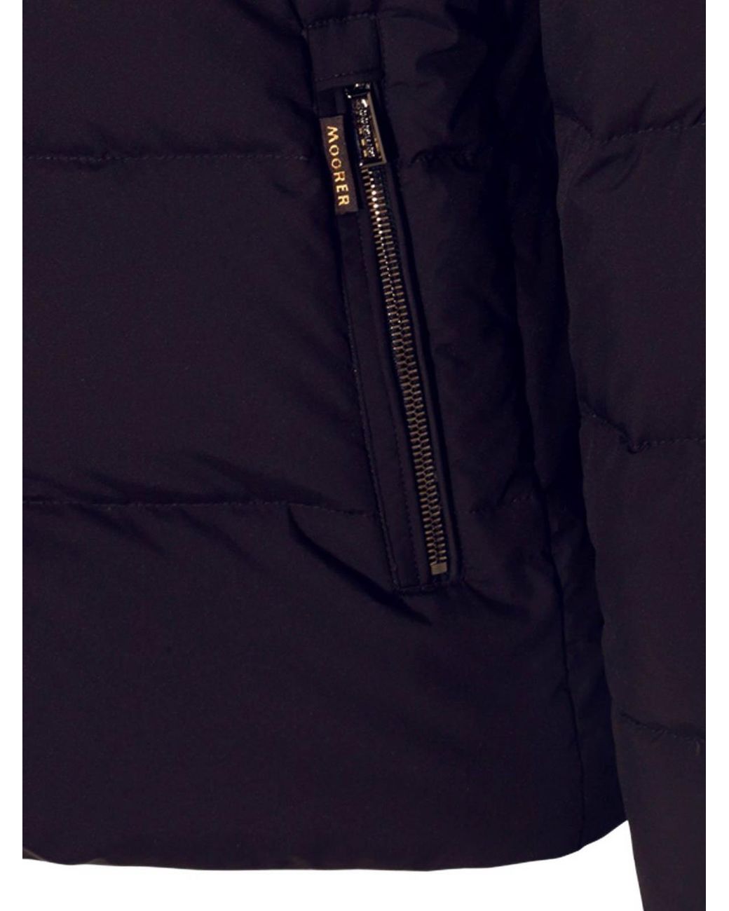 Moorer Blue Short Padded Jacket for men