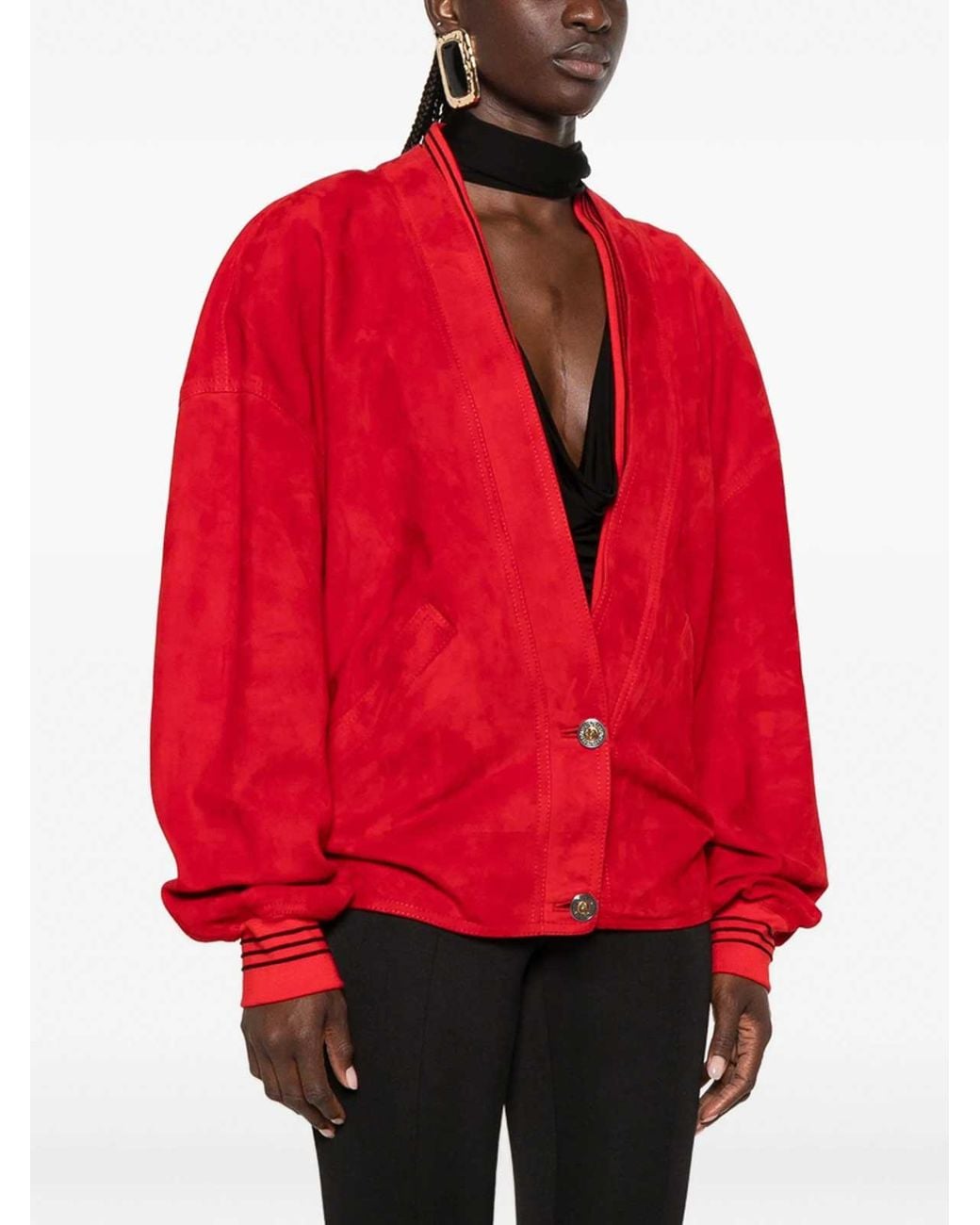 Capispalla di Versace in Red