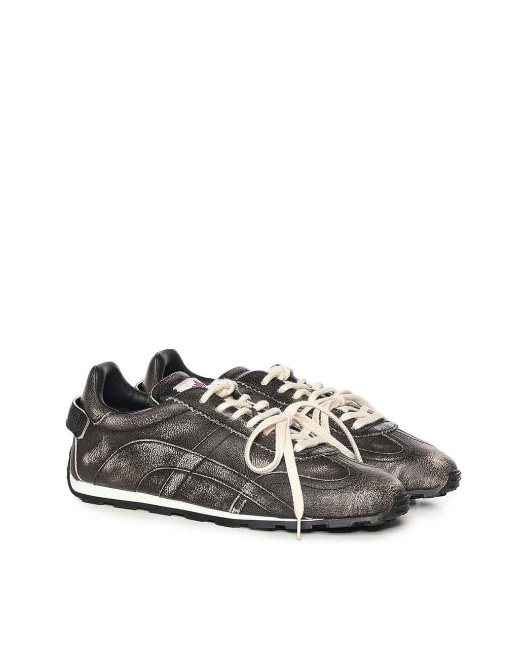 DSquared² Gray Dc-642 Leather Sneaker for men
