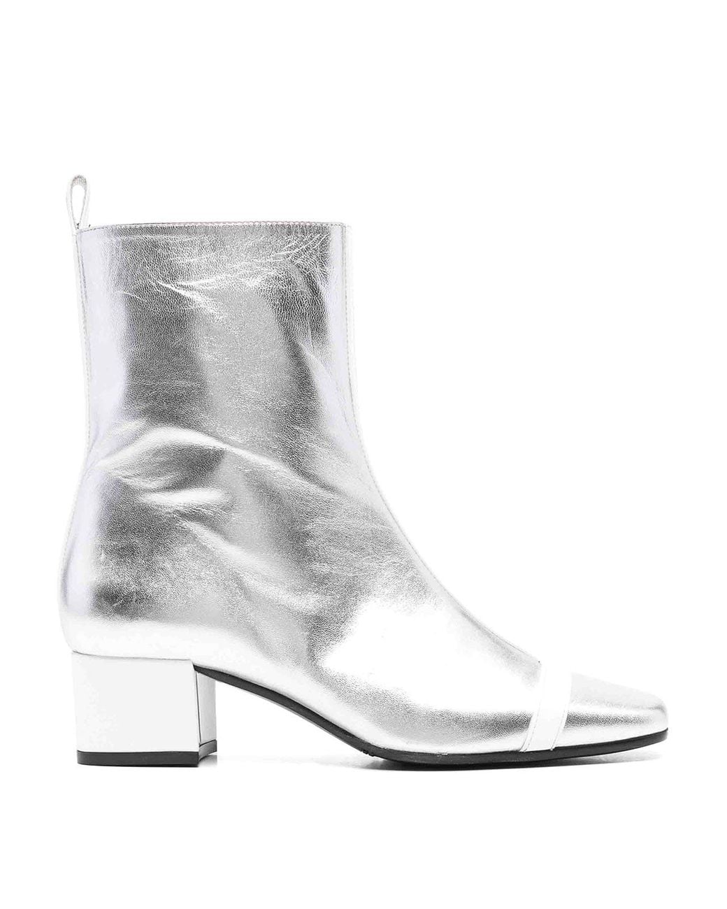 CAREL PARIS White Audrey 25 Anckle Boots