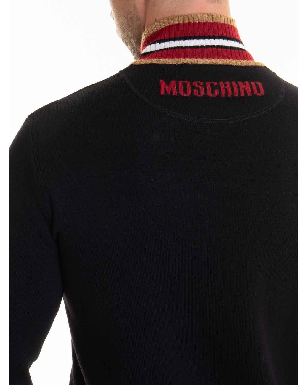 Moschino Black Sweater for men