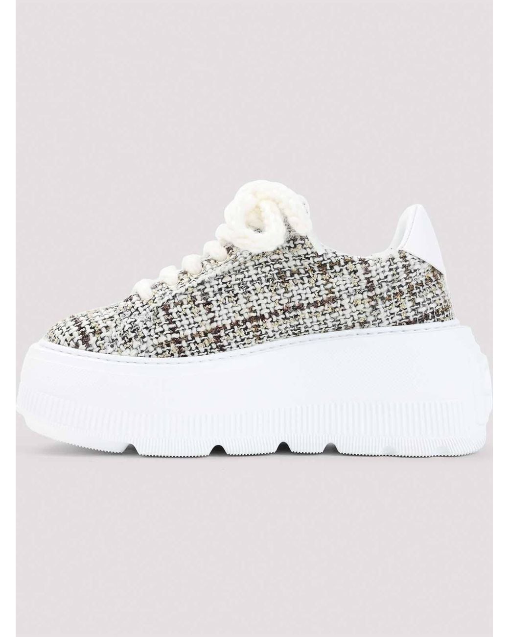 Casadei White Nexus Boucl Sneakers