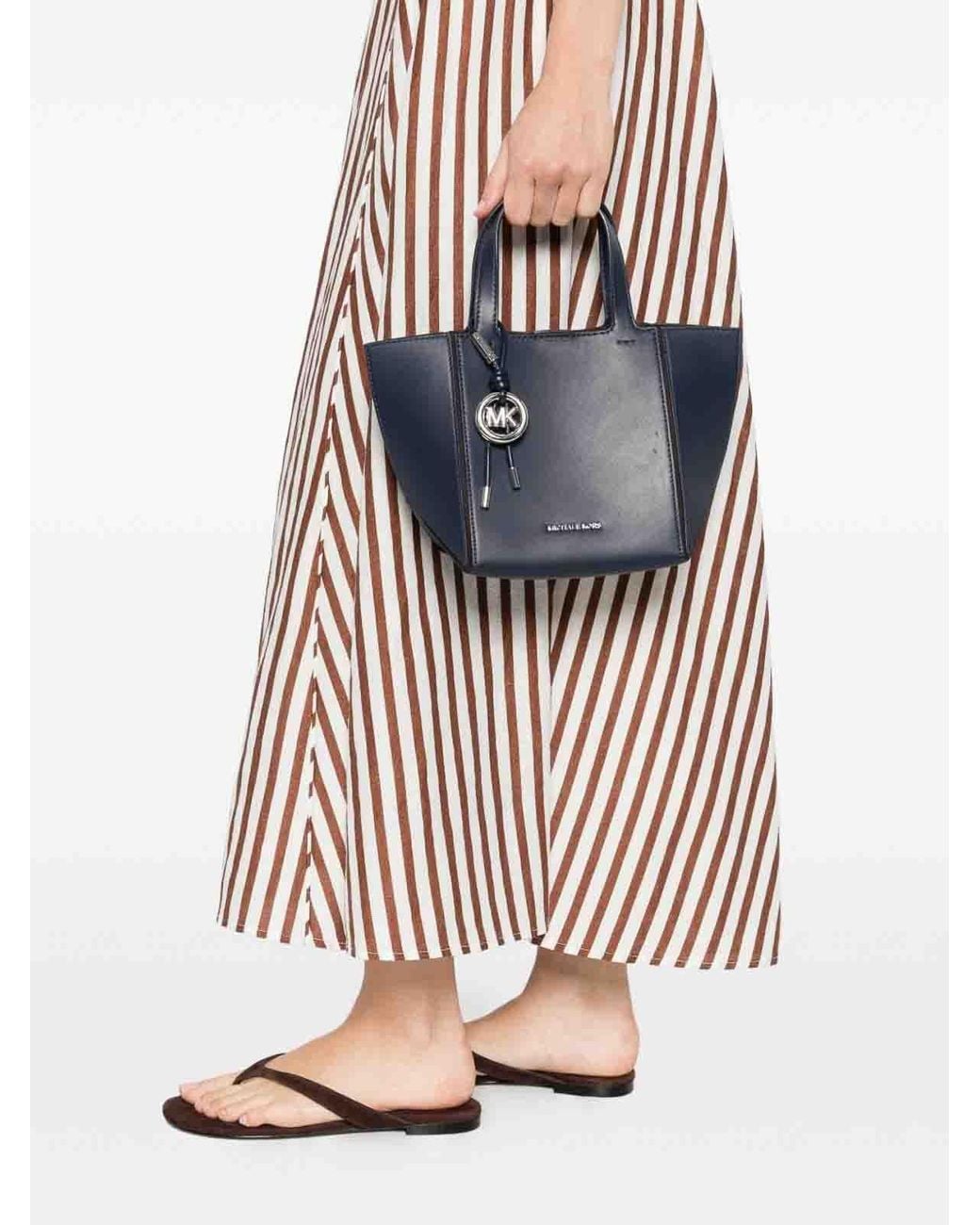 Michael Kors Blue 'Jordi' Tote Bag