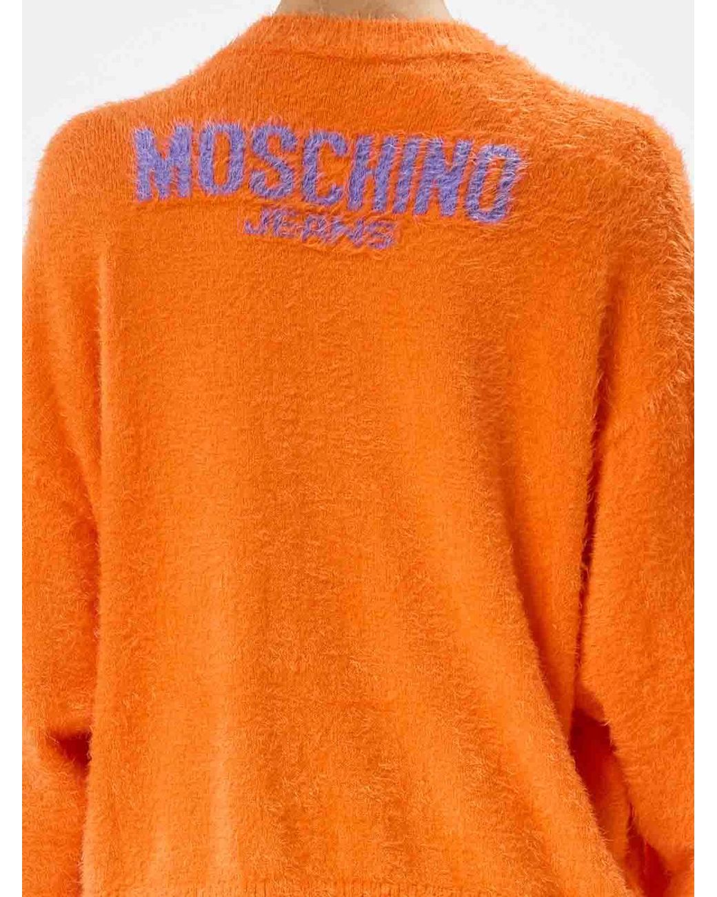 Moschino Orange Pullover